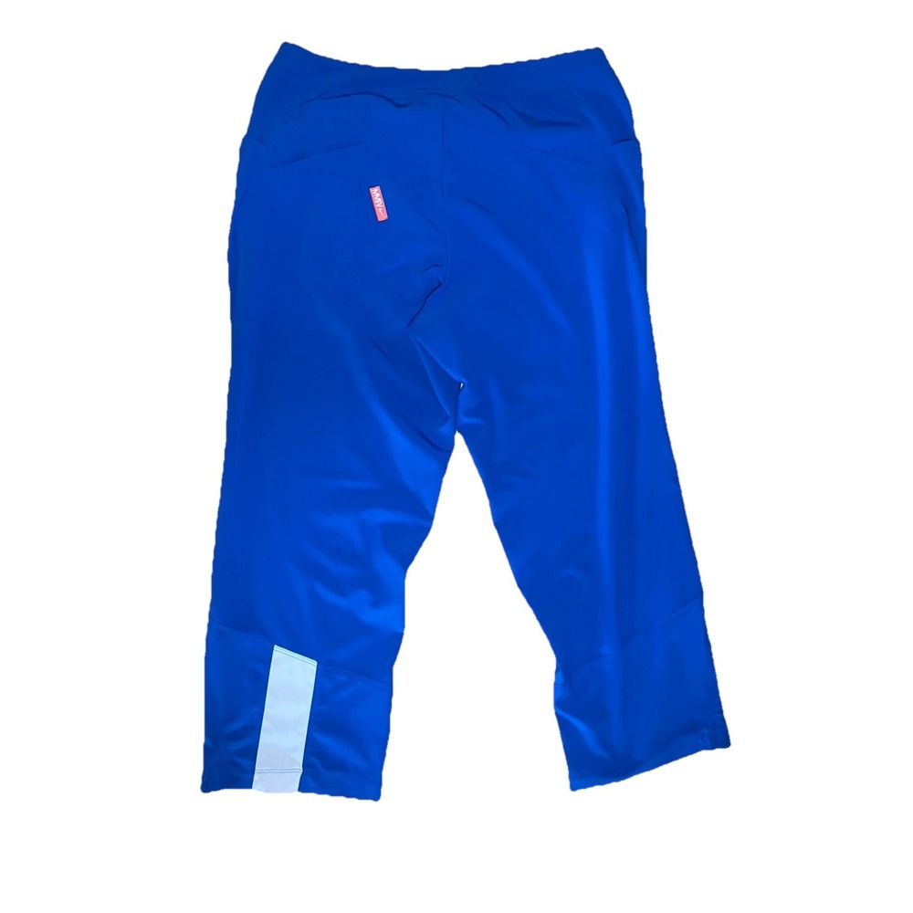 Nike MMOV 3/4 Length Pants Sz Med Blue Stretch Activewear Vintage Women's